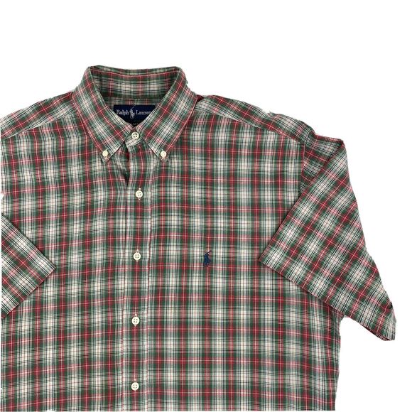 Ralph Lauren Shirt Men's Medium Multicolor Plaid Blake American Light Academia - Picture 3 of 15